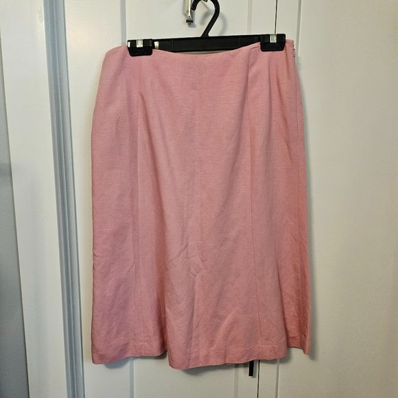 Ann Taylor Sz 10 Linen Skirt - Picture 1 of 9